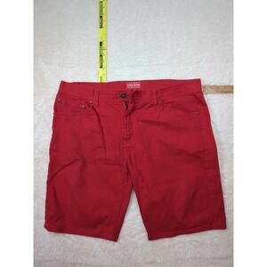 Parish Nation Red Jeans Shorts sz 48" hip hop, urban street wear